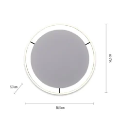 Leuchten Direkt 15392-13 RITUS LED Deckenleuchte Anthrazit rund 60cm