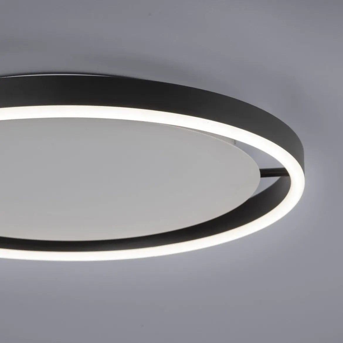 Leuchten Direkt 15391-13 RITUS LED Deckenleuchte Anthrazit rund 40cm