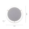 Leuchten Direkt 15392-60 RITUS LED Deckenleuchte Messing Matt rund 60cm