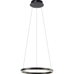 Leuchten Direkt 15393-13 RITUS LED Pendelleuchte Anthrazit rund 40cm dimmbar