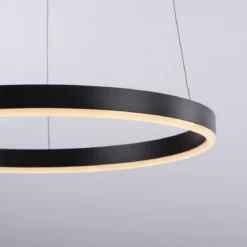 Leuchten Direkt 15393-13 RITUS LED Pendelleuchte Anthrazit rund 40cm dimmbar