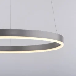 Leuchten Direkt 15393-95 RITUS LED Pendelleuchte Aluminium rund 40cm dimmbar