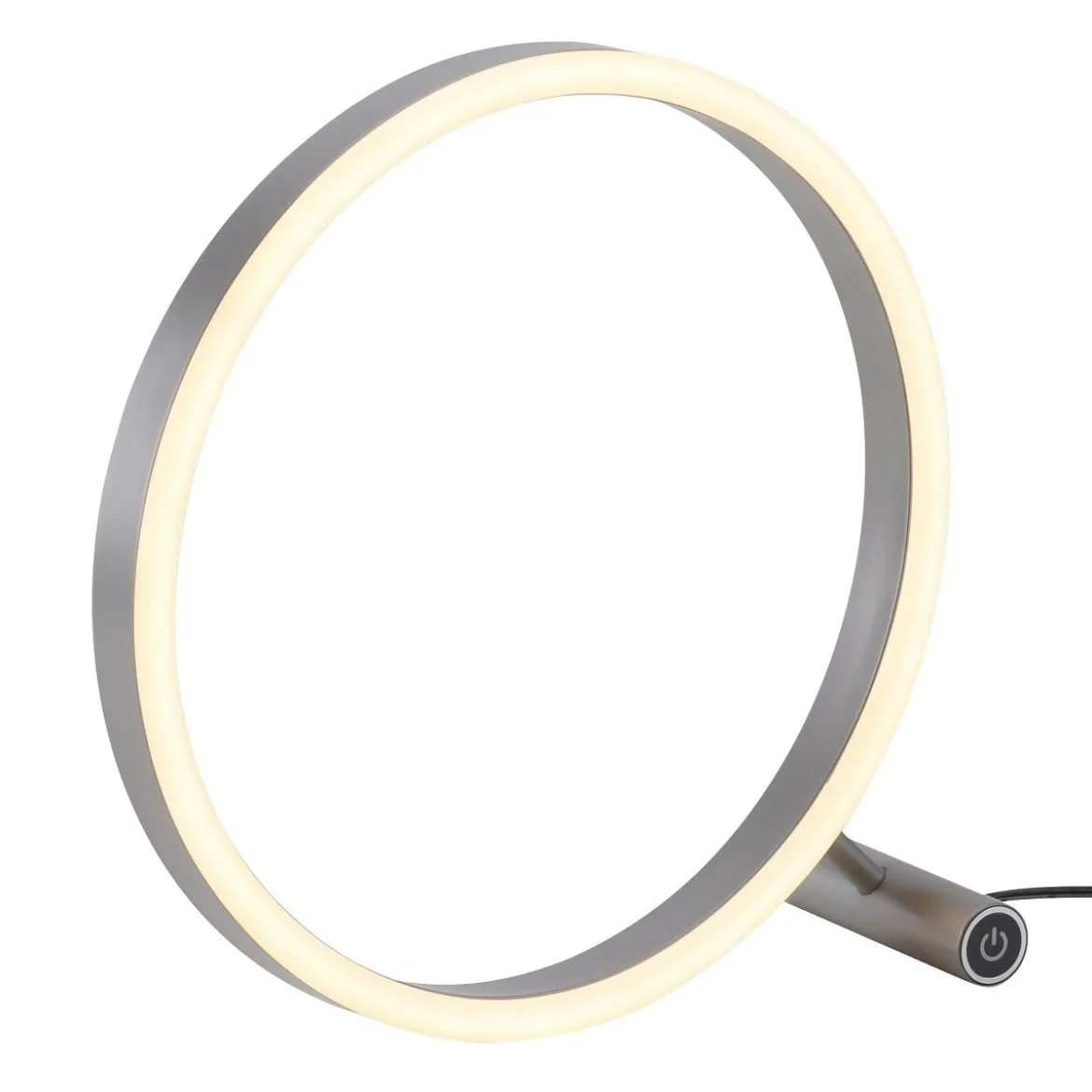 Leuchten Direkt 15390-95 RITUS LED Tischleuchte Aluminium rund Touchdimmer