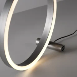 Leuchten Direkt 15390-95 RITUS LED Tischleuchte Aluminium rund Touchdimmer