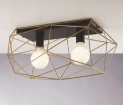 Luce Ambiente Design Abraxas PL2 ORO Deckenleuchte 2-flammig