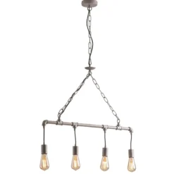 Luce Ambiente Design Amarcord S4 ZN Pendelleuchte 4-flammig zink