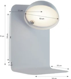 Luce Ambiente Design Boing AP BCO LED Wandleuchte 1-flammig