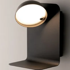 Luce Ambiente Design Boing AP NER LED Wandleuchte 1-flammig