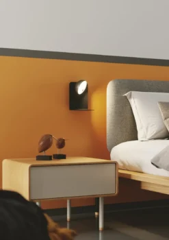 Luce Ambiente Design Boing AP NER LED Wandleuchte 1-flammig