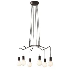 Luce Ambiente Design Habitat S6 NER Pendelleuchte 6-flammig