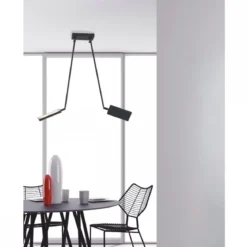 Luce Ambiente Design LED Book PL Nero Deckenleuchte 2-flammig