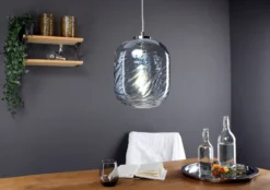 Luce Ambiente Design Nereide C S1 BLU Pendelleuchte 1-flammig