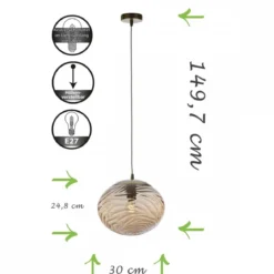 Luce Ambiente Design Nereide E S1 CH Pendelleuchte 1-flammig