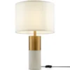 Maytoni Bianco Tischleuchte E27 27cm Messing