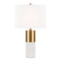 Maytoni Bianco Tischleuchte E27 27cm Messing