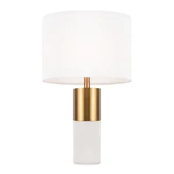 Maytoni Bianco Tischleuchte E27 27cm Messing
