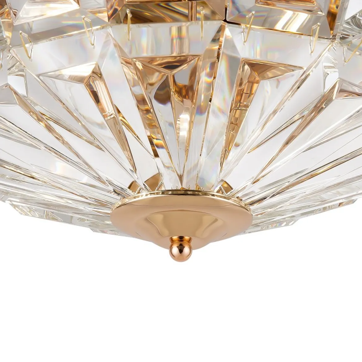 Maytoni Deckenleuchte Facet 40cm goldfarben