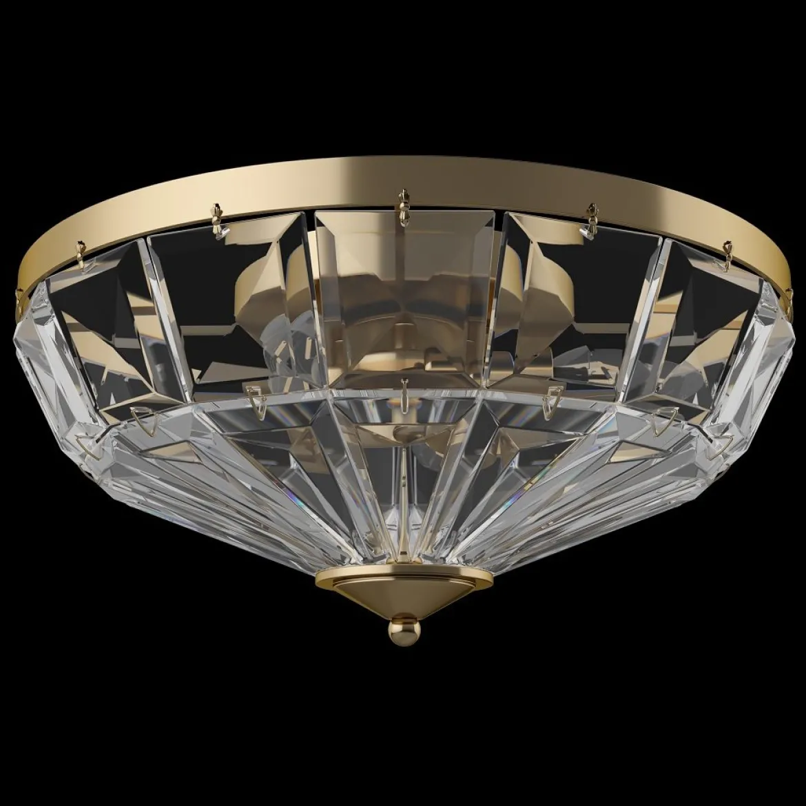 Maytoni Deckenleuchte Facet 40cm goldfarben