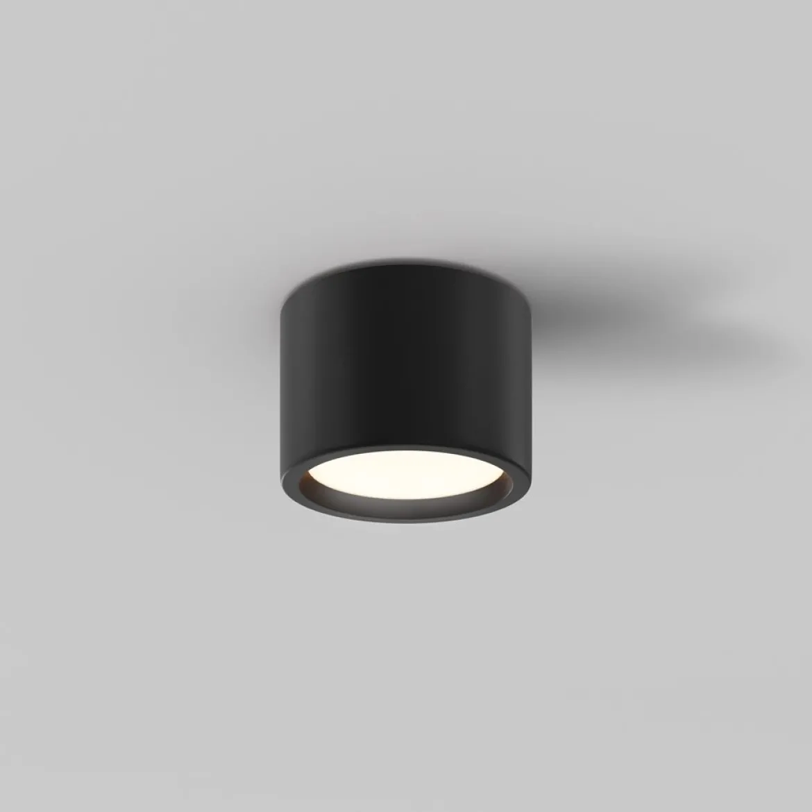 Maytoni Deckenleuchte Hydra schwarz 11cm 3000K IP44