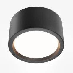 Maytoni Deckenleuchte Hydra schwarz 18cm 3000K IP44