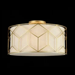 Maytoni Deckenleuchte Messina 3-flammig gold