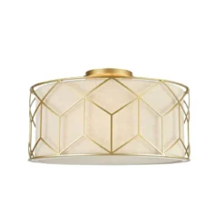 Maytoni Deckenleuchte Messina 3-flammig gold