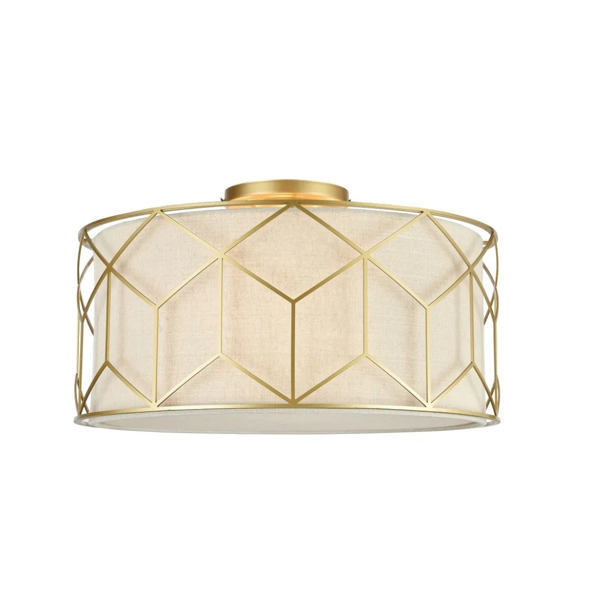 Maytoni Deckenleuchte Messina 3-flammig gold