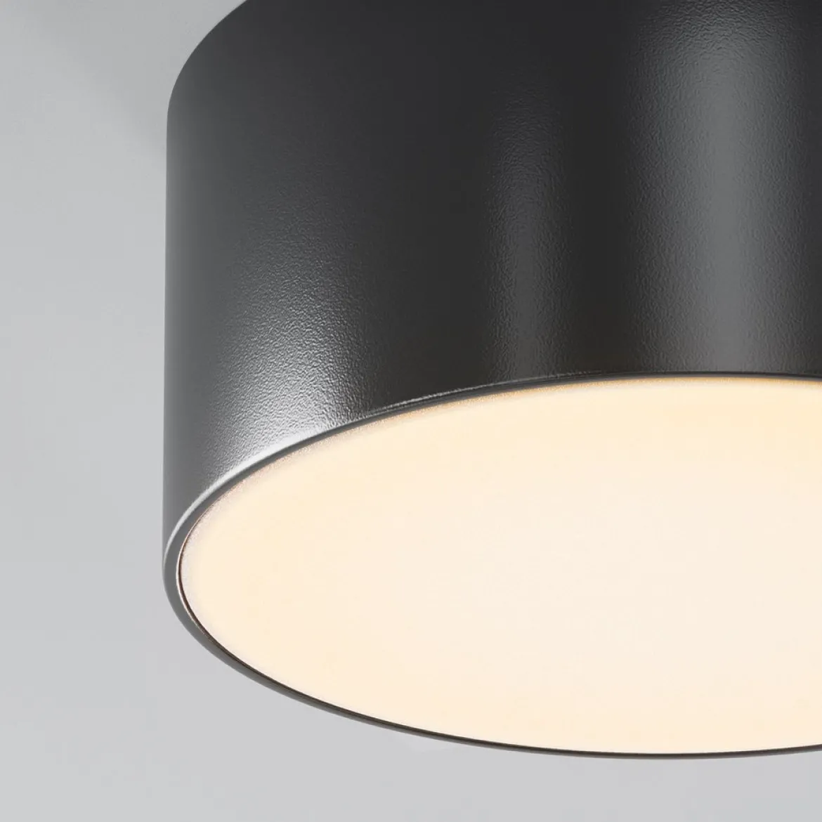 Maytoni Deckenleuchte Zon IP schwarz 12cm 3000K IP65