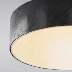 Maytoni Deckenleuchte Zon IP schwarz 22cm 3000K IP65