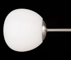 Maytoni Kronleuchter Erich 8-flammig nickel matt weiß