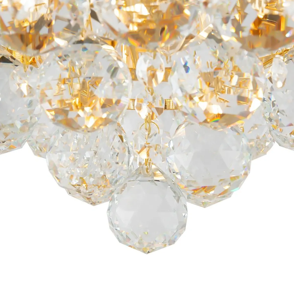 Maytoni Kronleuchter Karolina 6-flammig gold