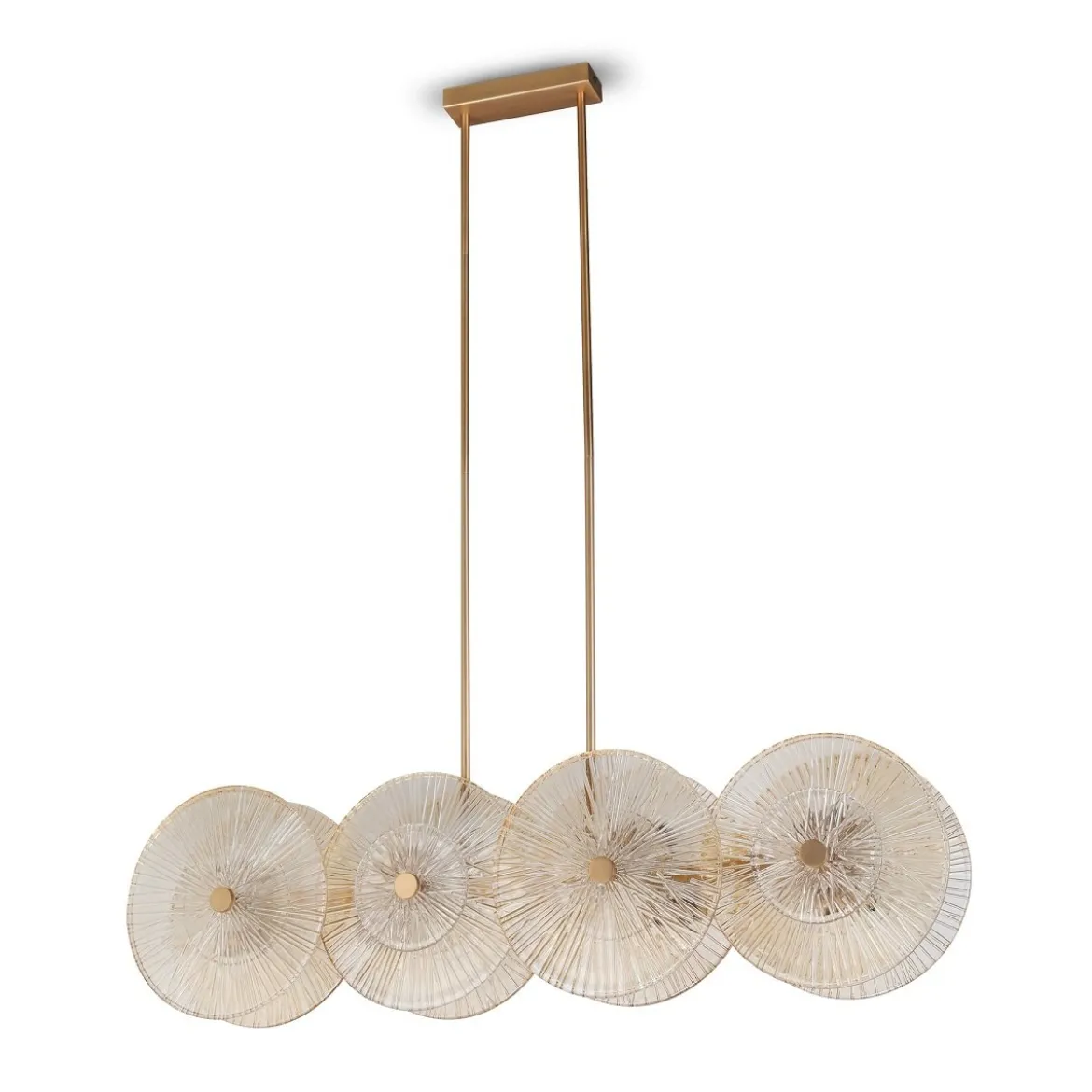 Maytoni Pendelleuchte Aster Modern 8-flammig goldfarben