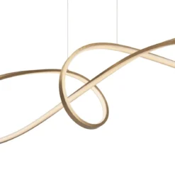Maytoni Pendelleuchte Curve gold 4000K