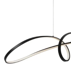 Maytoni Pendelleuchte Curve schwarz 4000K