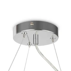 Maytoni Pendelleuchte Dallas 11-flammig chrom rauchglas