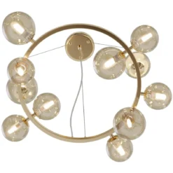 Maytoni Pendelleuchte Dallas 11-flammig gold cognac