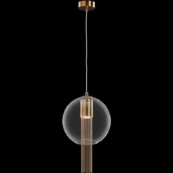 Maytoni Pendelleuchte Flusso bronze 3000K Kugel 25cm