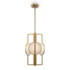 Maytoni Pendelleuchte Marmo gold 3-flammig