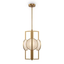 Maytoni Pendelleuchte Marmo gold 3-flammig
