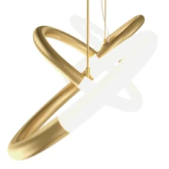 Maytoni Pendelleuchte Node gold 3000K 4 Ringe