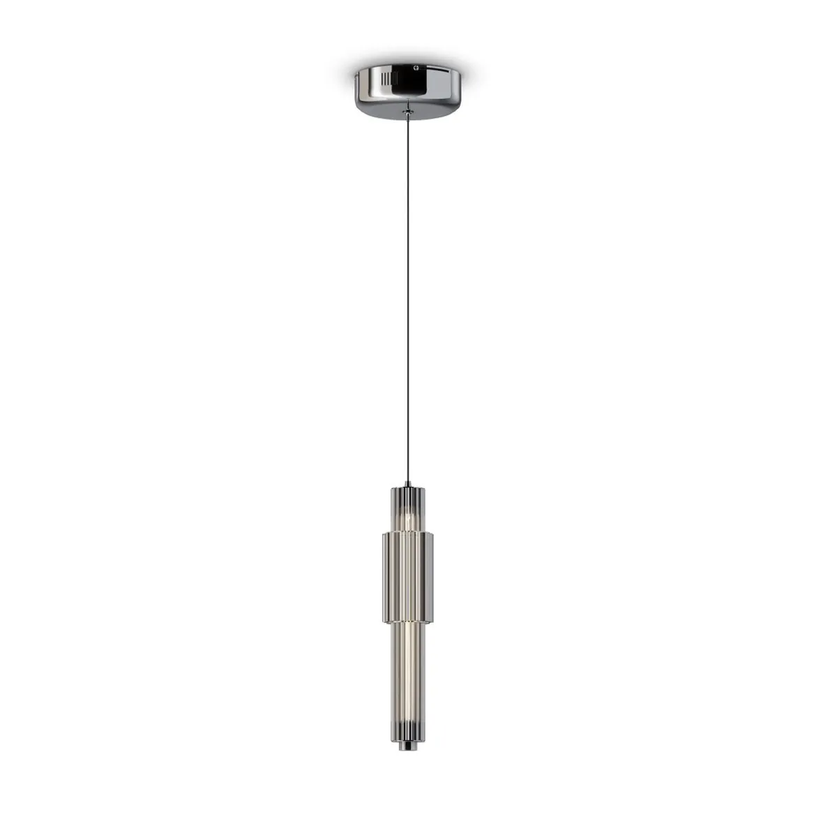 Maytoni Pendelleuchte Verticale chrom 3000K
