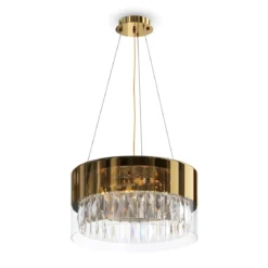 Maytoni Pendelleuchte Wonderland 4-flammig gold