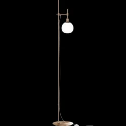 Maytoni Stehleuchte Erich messing weiß 155cm