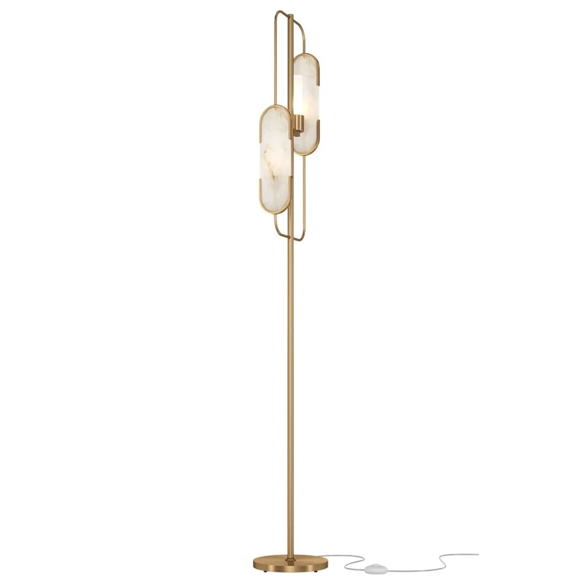 Maytoni Stehleuchte Marmo gold Naturstein marmor 160cm