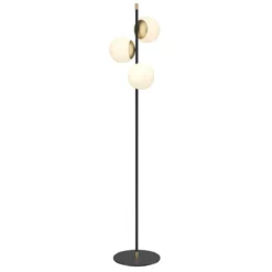 Maytoni Stehleuchte Nostalgia 3-flammig gold