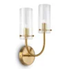 Maytoni Wandleuchte Arco 2-flammig messing