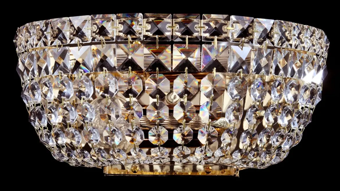 Maytoni Wandleuchte Basfor gold antik