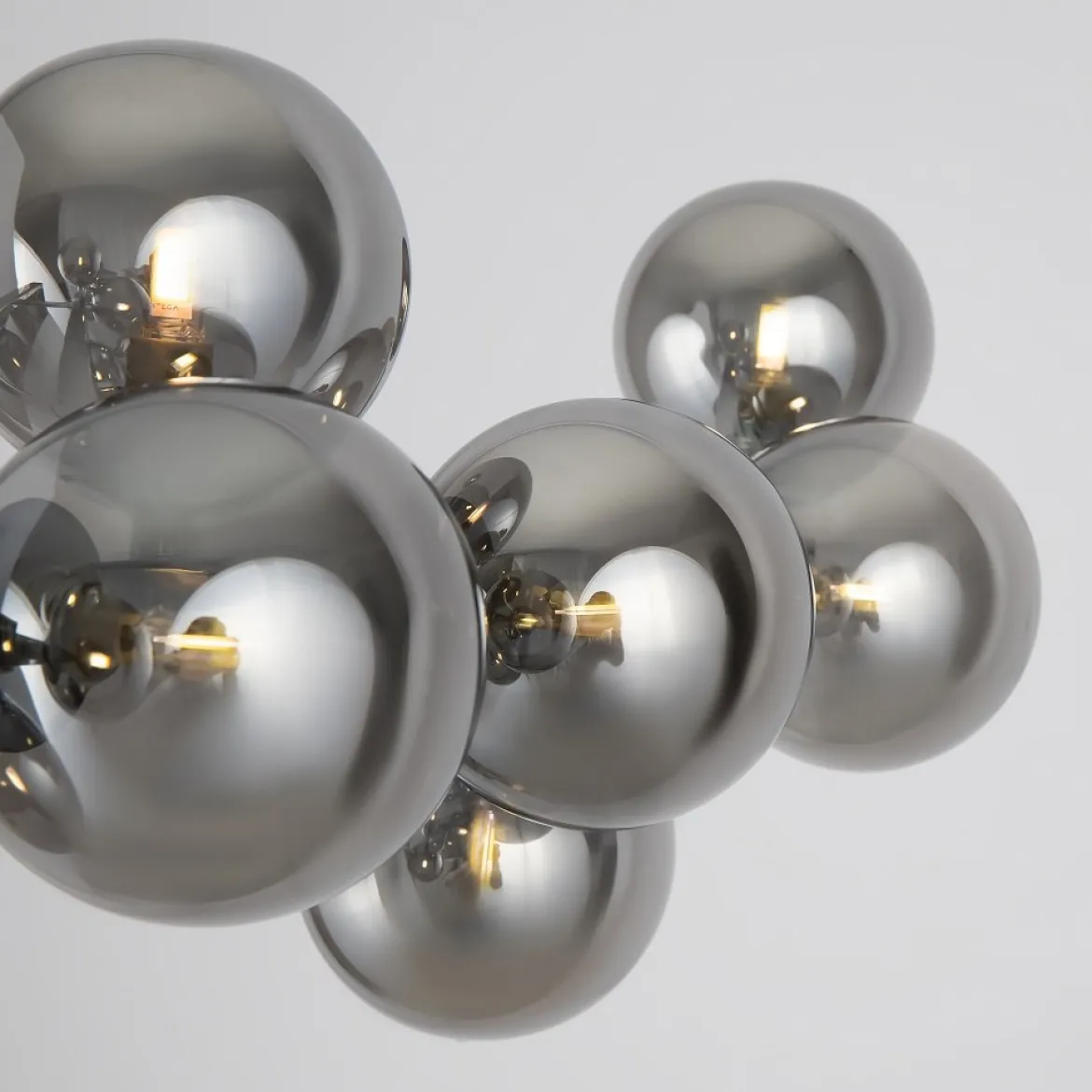 Maytoni Wandleuchte Dallas 95cm chrom rauchglas