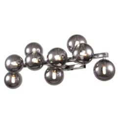 Maytoni Wandleuchte Dallas 61cm chrom rauchglas