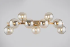 Maytoni Wandleuchte Dallas 61cm gold bernstein